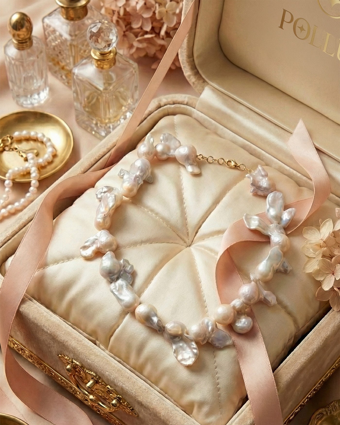 Coralia Bianca Statement Necklace